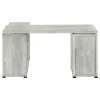Computer Desk, Home Office, Corner, Left, Right Set-up, Storage Drawers, L Shape, Work, Laptop, Grey Laminate, Contemporary, Modern