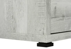 Computer Desk, Home Office, Corner, Left, Right Set-up, Storage Drawers, L Shape, Work, Laptop, Grey Laminate, Contemporary, Modern