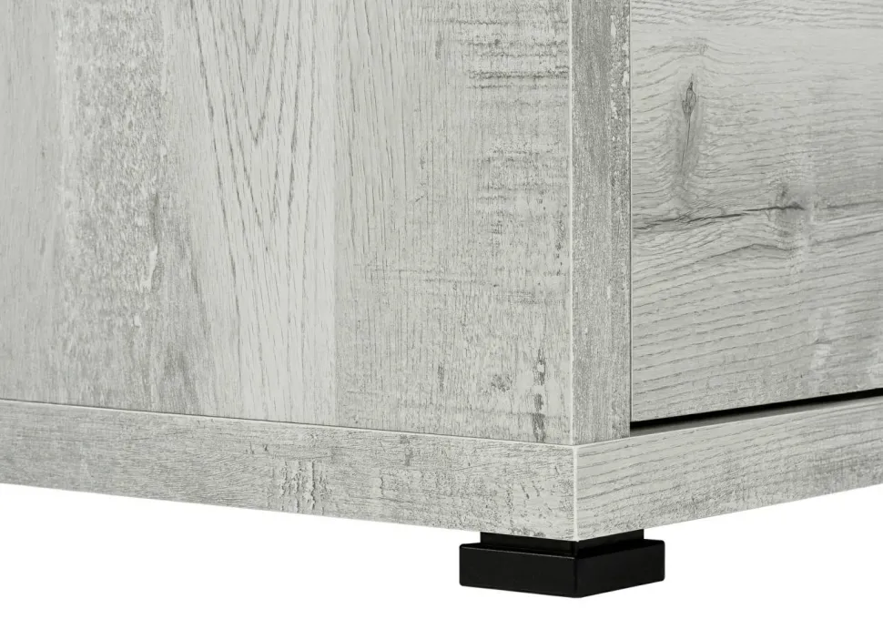 Computer Desk, Home Office, Corner, Left, Right Set-up, Storage Drawers, L Shape, Work, Laptop, Grey Laminate, Contemporary, Modern
