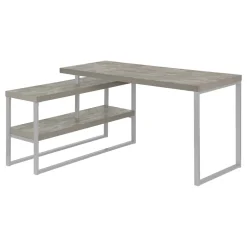 Computer Desk, Home Office, Corner, 55