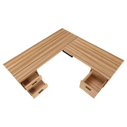 Computer Desk, Home Office, Corner, Left, Right Set-up, Storage Drawers, 70