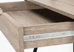 Computer Desk, Home Office, Laptop, Leaning, Storage Drawers, 32