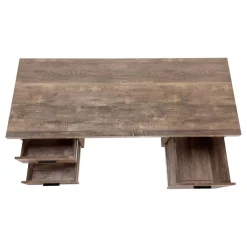 Computer Desk, Home Office, Laptop, Left, Right Set-up, Storage Drawers, 60