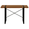 Computer Desk, Home Office, Laptop, Leaning, Storage Drawers, 32"L, Work, Grey Laminate, Black Metal, Contemporary, Modern