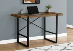 Computer Desk, Home Office, Laptop, Leaning, Storage Drawers, 32