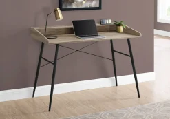 Computer Desk, Home Office, Laptop, Storage Shelves, 48