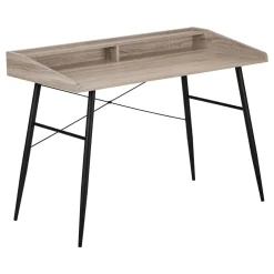 Computer Desk, Home Office, Laptop, Storage Shelves, 48