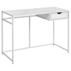 Computer Desk, Home Office, Laptop, Storage Drawer, 42