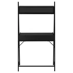 Computer Desk, Home Office, Laptop, Leaning, Storage Drawers, 32