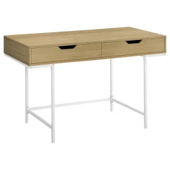 Computer Desk, Home Office, Laptop, Storage Drawers, 48