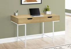 Computer Desk, Home Office, Laptop, Storage Drawers, 48