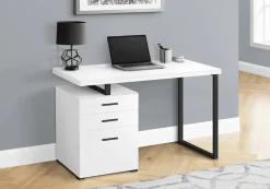 Computer Desk, Home Office, Laptop, Left, Right Set-up, Storage Drawers, 48