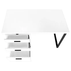 Computer Desk, Home Office, Laptop, Left, Right Set-up, Storage Drawers, 48