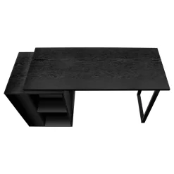 Computer Desk, Home Office, Left, Right Set-up, Storage Shelves, 55