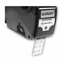 Consolidated Stamp One-line Pricemarking Label Gun - Label - 0.81" x 0.44" - Black - Rubberized Grip, Jam-free, Drop-in Loading, Fast-drying