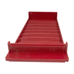 Control Group Coin Trays, Pennies, Red, Pack Of 4 Trays