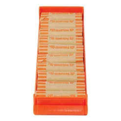Control Group Coin Trays, Quarters, Orange, Pack Of 4 Trays