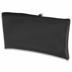 CONTROLTEK Fabric Deposit Bag, Vinyl, 6" x 1" x 11", Black