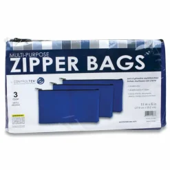 CONTROLTEK Fabric Deposit Bag, Vinyl, 5.5