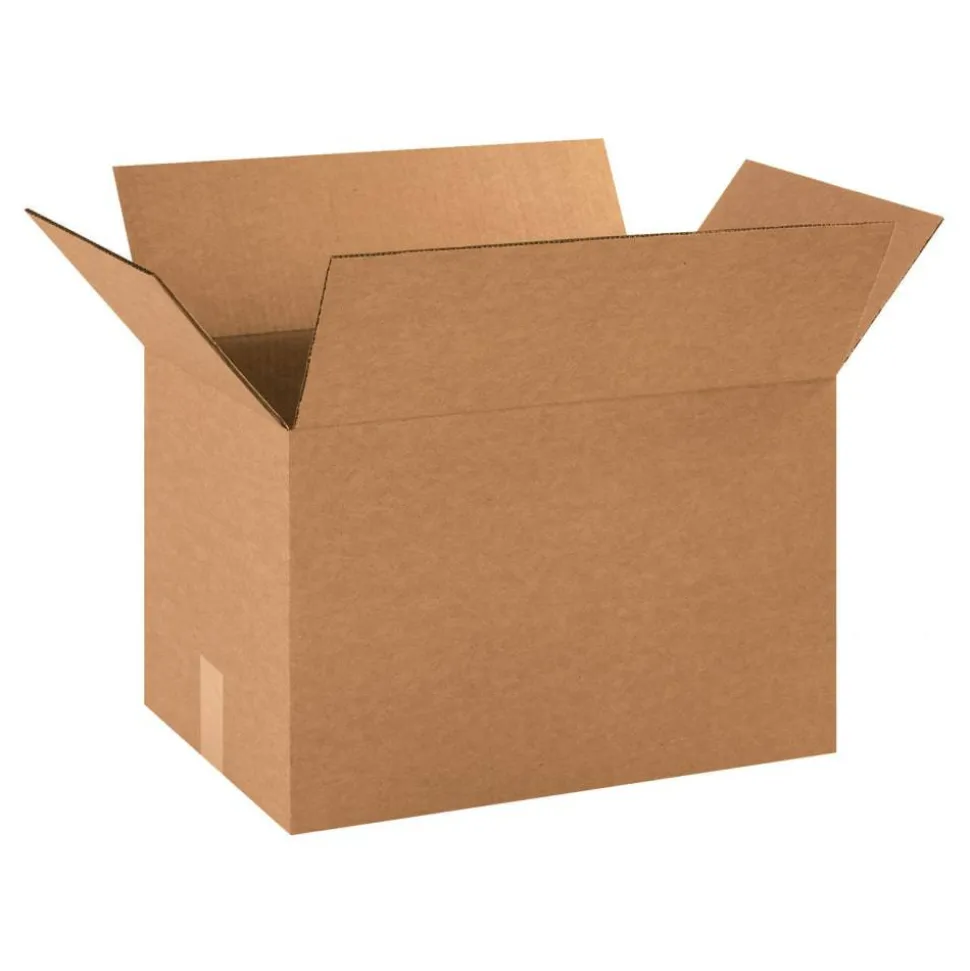 Corrugated Box, 18" x 12" x 12", Kraft
