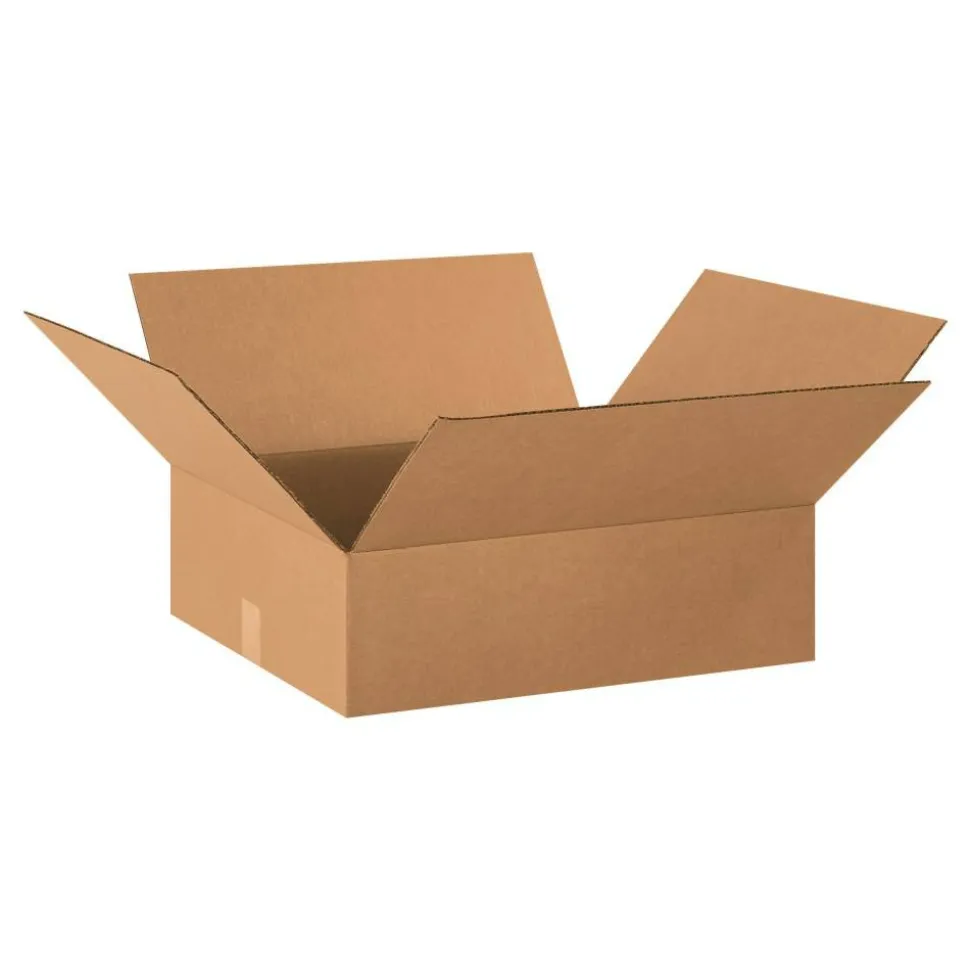 Corrugated Box, 20" x 18" x 6", Kraft