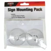Cosco Sign-Hanging Accessory Kit, 2 Suction Cups and 20 Adhesive Pads