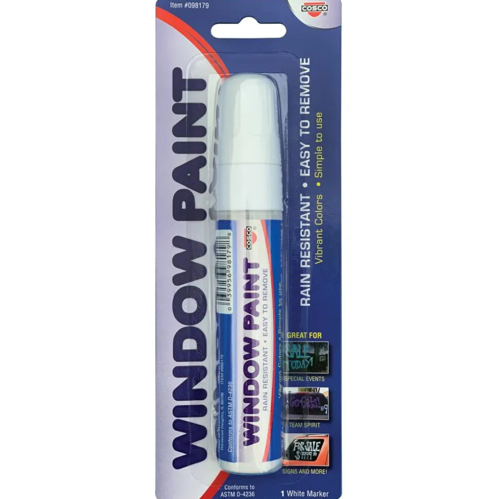 Cosco Window Paint Marker, White