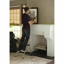 Cosco Big Step Folding Stool, 2-Step, 200 lb Capacity, 20.5