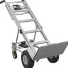 Cosco 3-in-1 Convertible Hand Truck, 800 lb to 1,000 lb Capacity, 21.06 x 21.85 x 48.03, Aluminum
