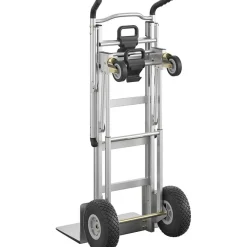 Cosco 3-in-1 Convertible Hand Truck, 800 lb to 1,000 lb Capacity, 21.06 x 21.85 x 48.03, Aluminum