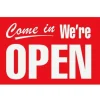 Cosco Open/Closed 2-Sided Sign, 8" x 12", Red