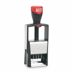 COSCO 2000PLUS Self-Inking Heavy-Duty Line Dater, 5 Years, 1.25" x 0.63", Black Ink