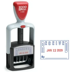 Cosco 2000 Plus S360 RECEIVED Two-Color Dater