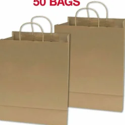 COSCO Premium Paper Shopping Bags, 10