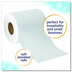 Cottonelle Clean Care Bathroom Tissue, Septic Safe, 1-Ply, White, 170 Sheets/Roll, 12 Rolls/Pack