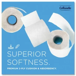 Cottonelle Professional Bulk Toilet Paper for Business, Standard Toilet Paper Rolls, 2 Ply, 451 Sheets Per Roll, Pack Of 20 Rolls