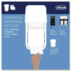 Cottonelle Two-Ply Bathroom Tissue for Business, Septic Safe, White, 451 Sheets/Roll, 60 Rolls/Carton