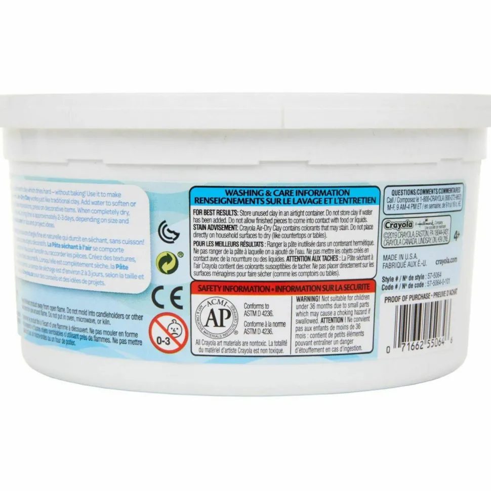 Crayola Air-Dry Clay, Terra Cotta, 2.5 lbs