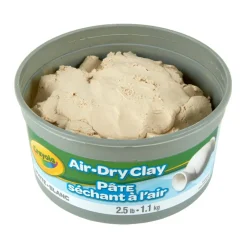 Crayola Air-Dry Clay, White, 2.5 Lb Tub