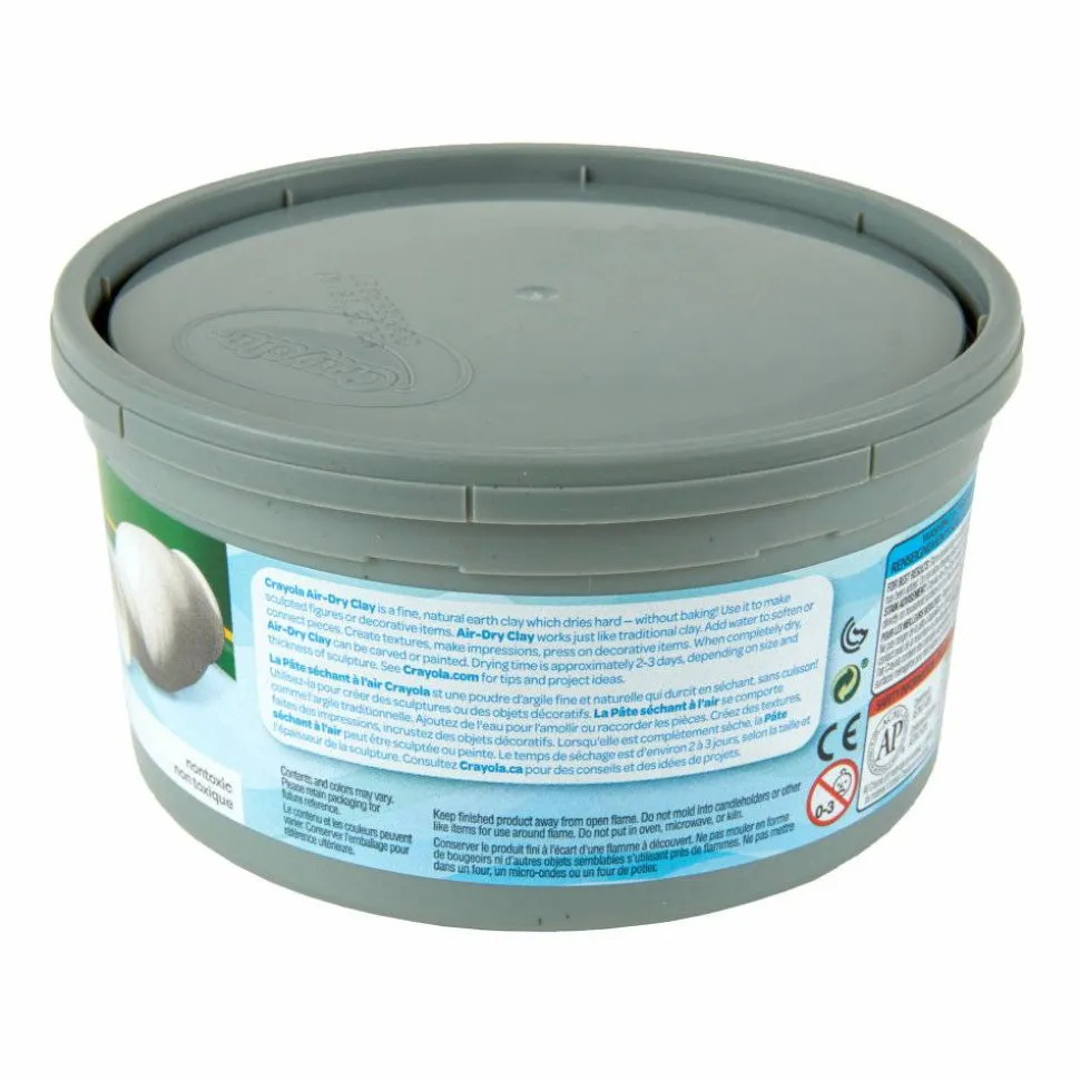 Crayola Air-Dry Clay, White, 2.5 Lb Tub