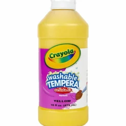 Crayola Artista II Tempera Paint, 16 Oz, Yellow