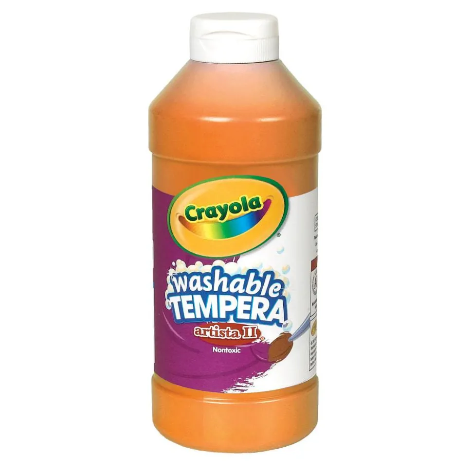 Crayola Artista II Tempera Paint, 16 Oz, Orange