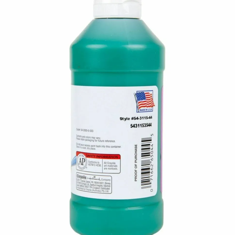 Crayola Artista II Tempera Paint, 16 Oz, Green