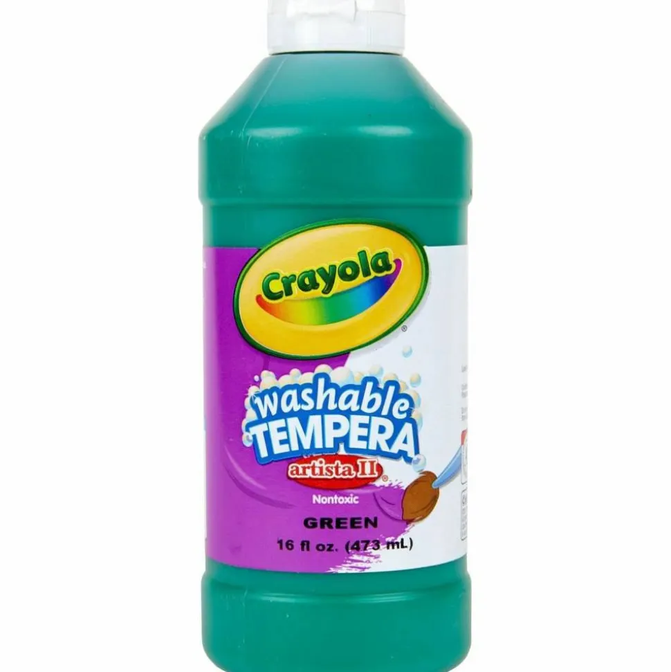 Crayola Artista II Tempera Paint, 16 Oz, Green