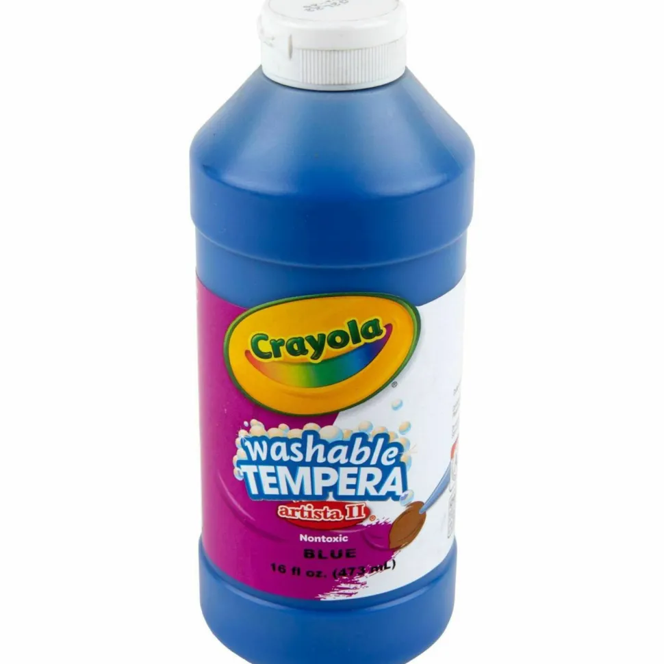 Crayola Artista II Tempera Paint, 16 Oz, Ultra Blue