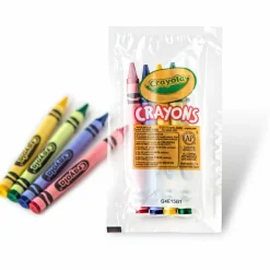 Crayola Cello Crayons, Assorted Colors, 4 Crayons Per Pack, Carton Of 360 Packs