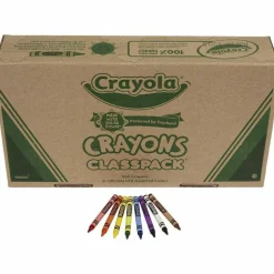 Crayola Classpack Standard Crayons, 8 Assorted Colors, Pack Of 800 Crayons