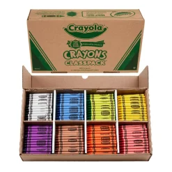 Crayola Classpack Standard Crayons, 8 Assorted Colors, Pack Of 800 Crayons