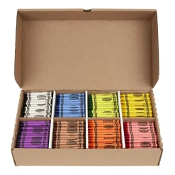 Crayola Classpack Standard Crayons, 8 Assorted Colors, Pack Of 800 Crayons