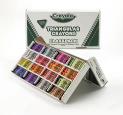 Crayola Classpack Triangular Crayons, Regular Size, 0.5
